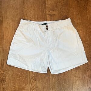 Ralph Lauren Women's White Preppy Shorts 5” Inseam Size 0